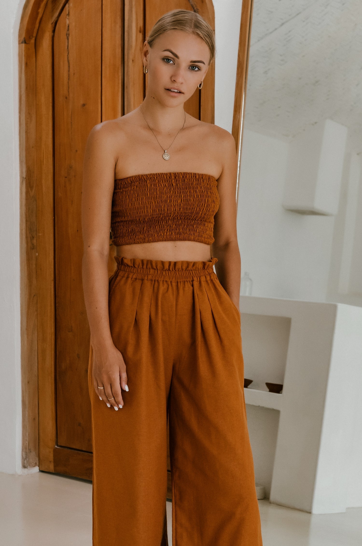 Fenzi Smocked Top-4