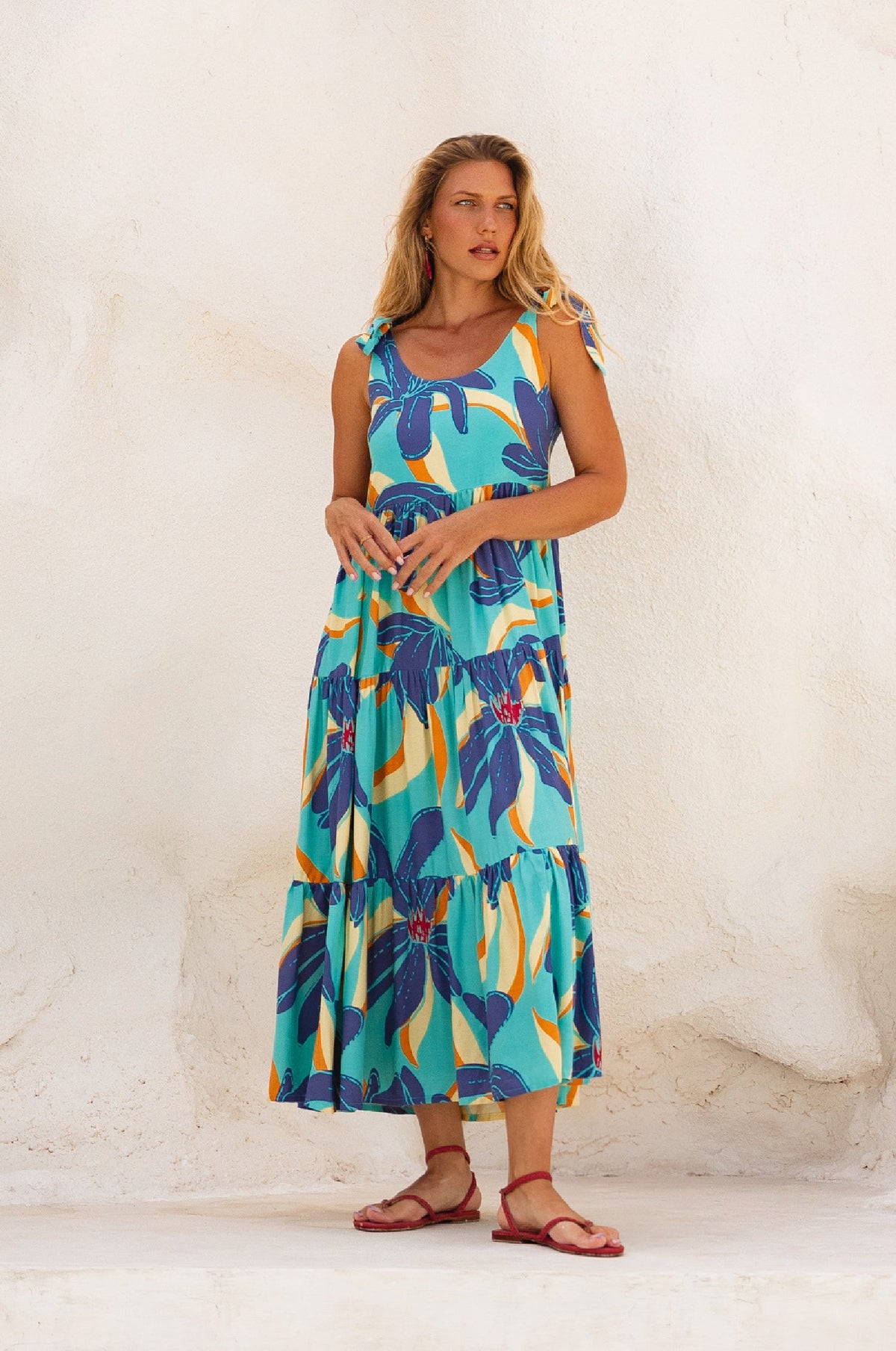 Fiesta Summer Maxi Dress-1