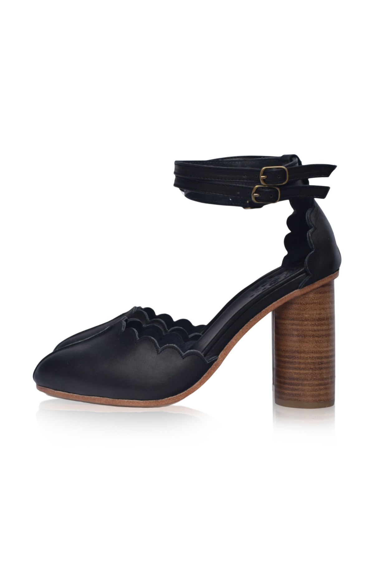 Flamingo Leather Heels-4