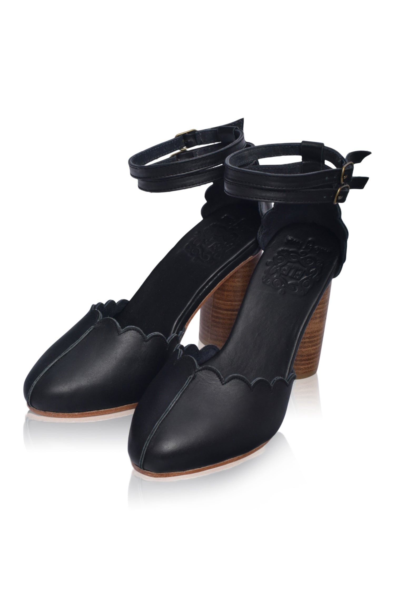 Flamingo Leather Heels-2