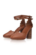 Flamingo Leather Heels-1