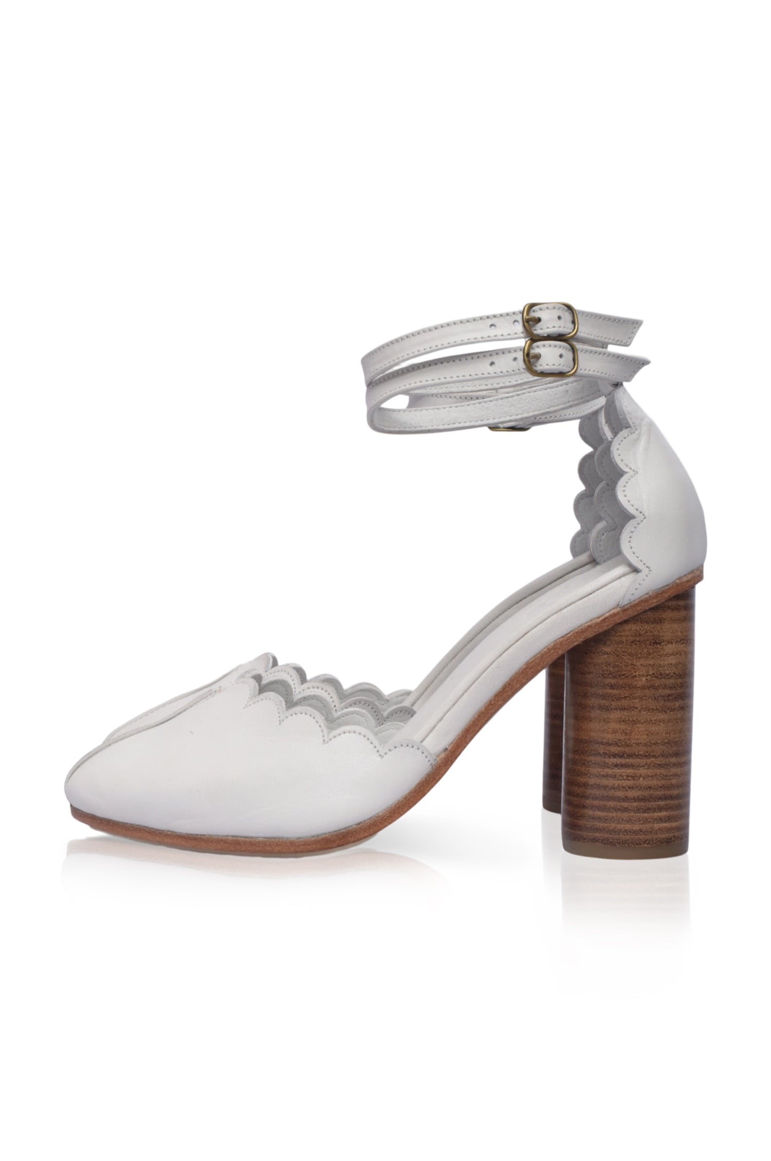 Flamingo Leather Heels-2
