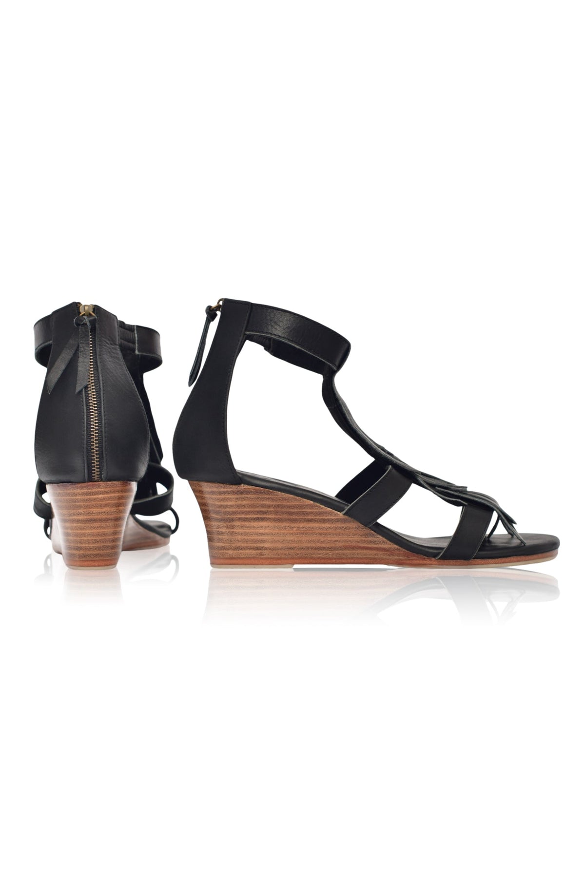 Fly Away Fringe Sandals (Sz. 11)-3