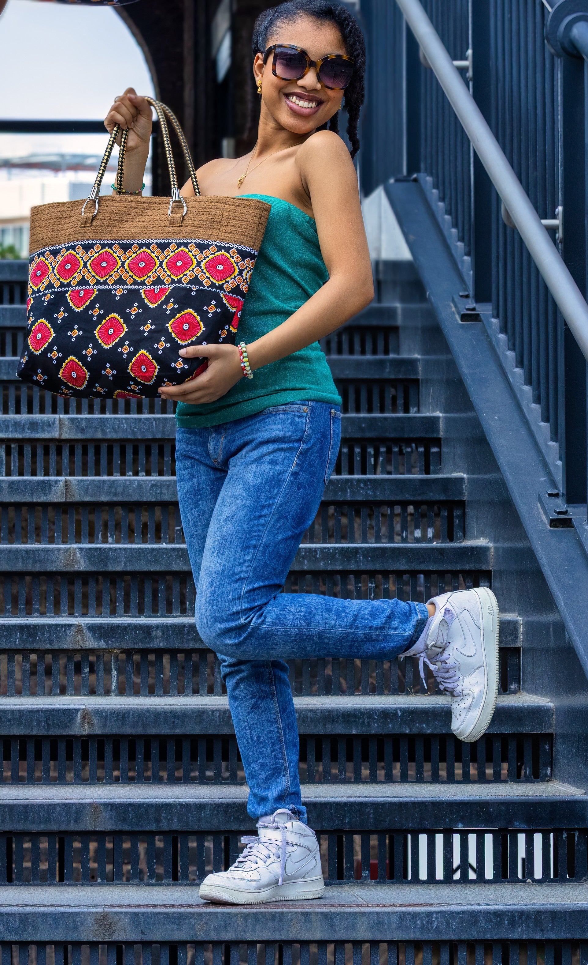 African Print Tote Bags |-0