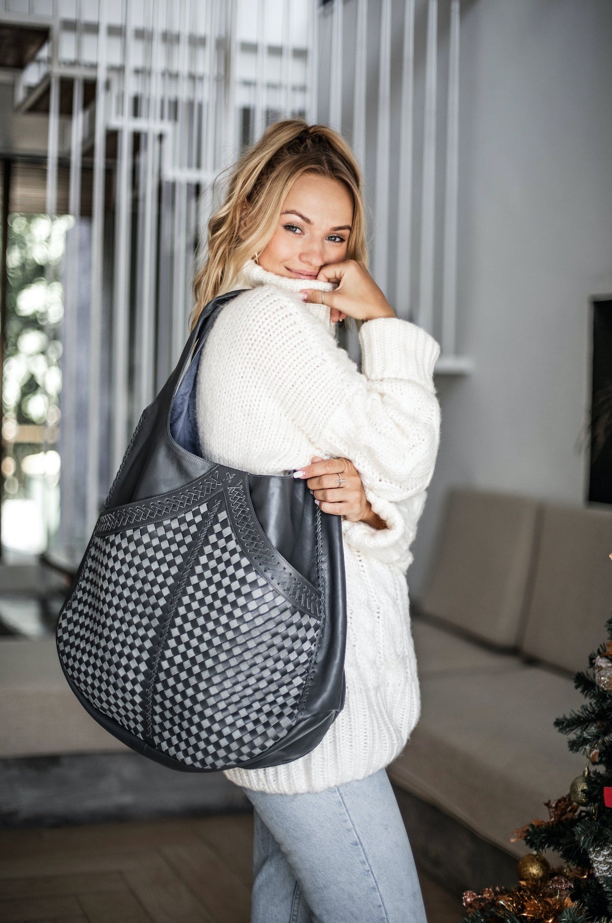 French Lover Oversized Hobo Bag-0