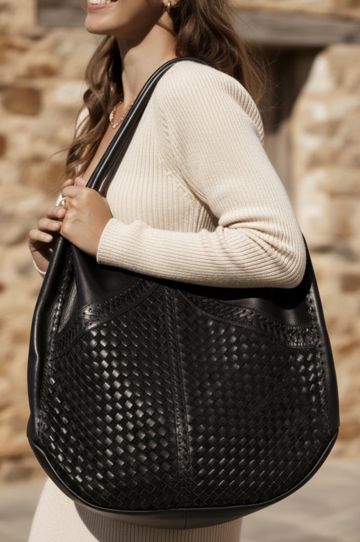 French Lover Oversized Hobo Bag-0