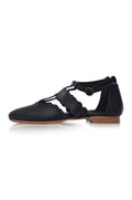 Gardenia Scalloped Pointed Toe Flats-1
