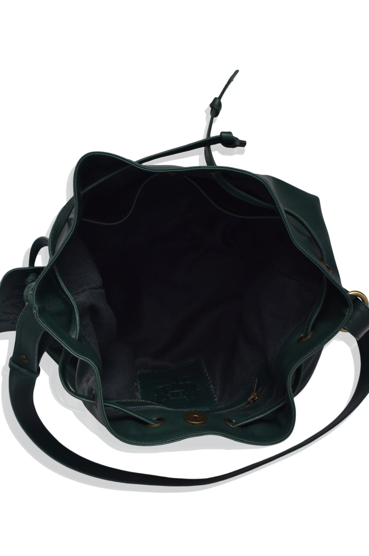 Geneva Drawstring Leather Bag-4