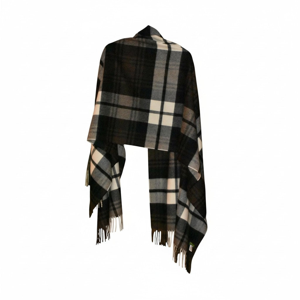 Classic Black, Brown & Froth Stole-3