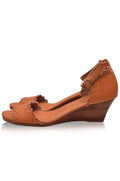 Dreamland Wooden Wedge Sandals-1
