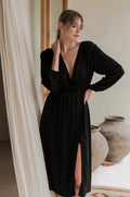 Greta Long Sleeve Midi Dress (Sale)-0