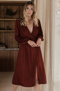 Greta Long Sleeve Midi Dress (Sale)-0