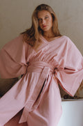 Hana Linen Kimono Dress-0