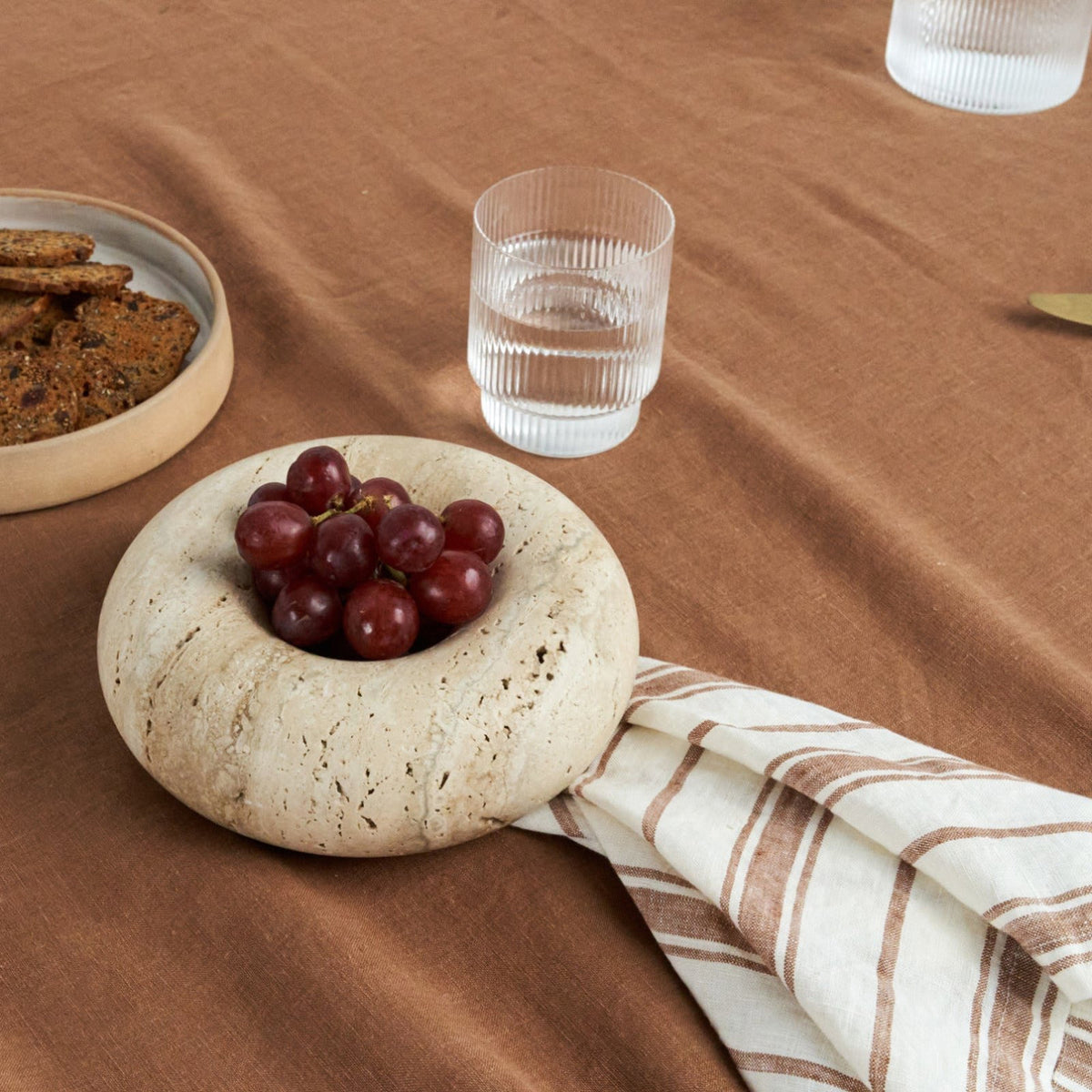 Hazlenut Linen Table Cloth-2