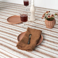 100% Linen Napkin Set Hazlenut-0