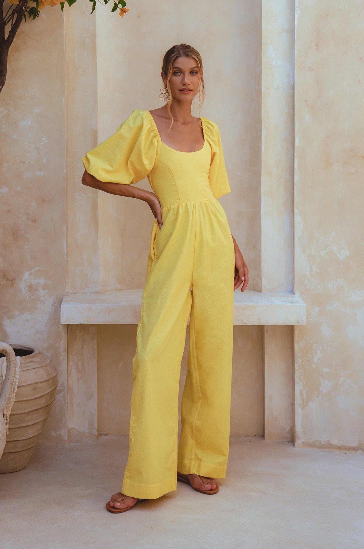 Heaven Bay Linen Jumpsuit-5