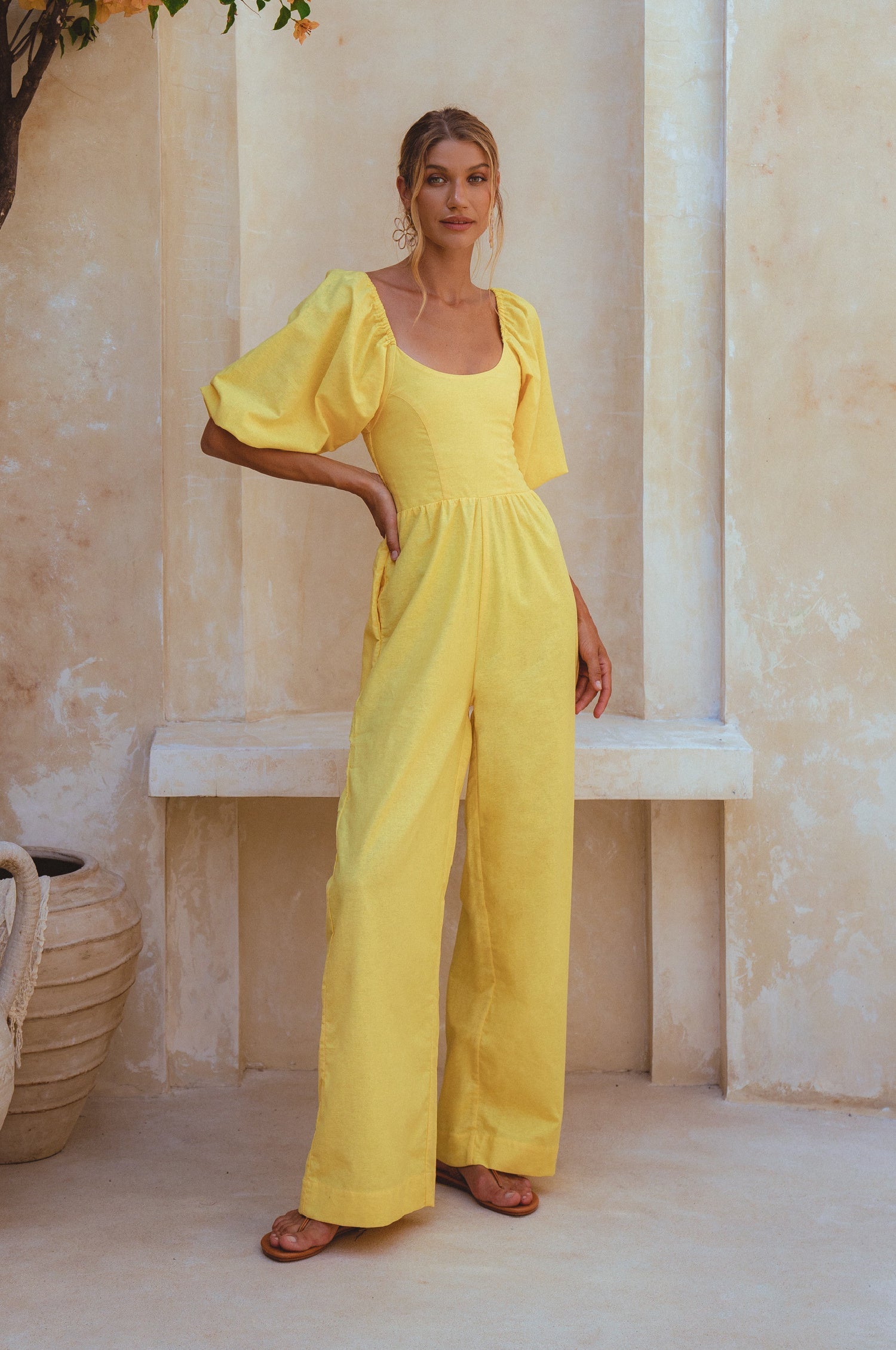Heaven Bay Linen Jumpsuit-8