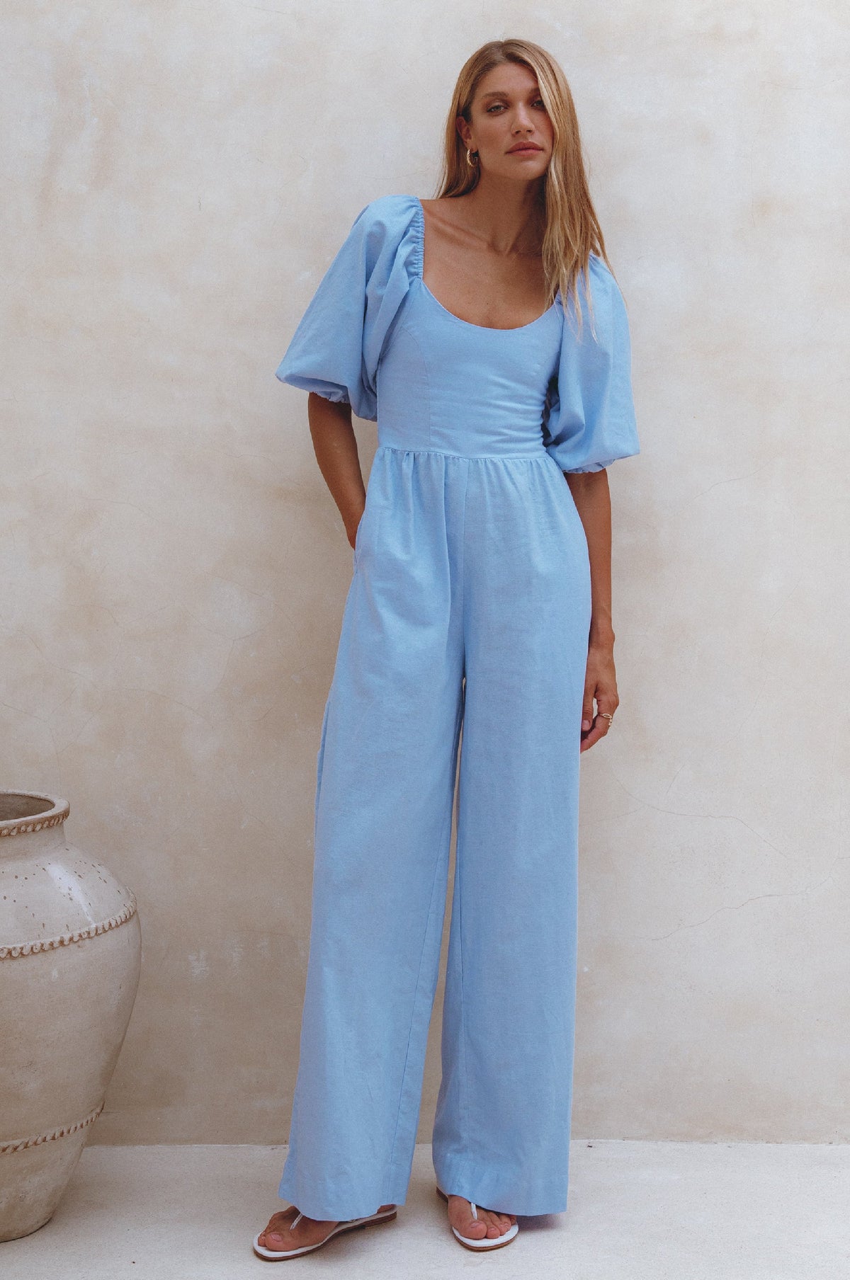 Heaven Bay Linen Jumpsuit-3