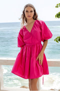 Honey Bunny Wrap Mini Dress (Sale)-0
