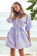 Honey Bunny Wrap Mini Dress (Sale)-0