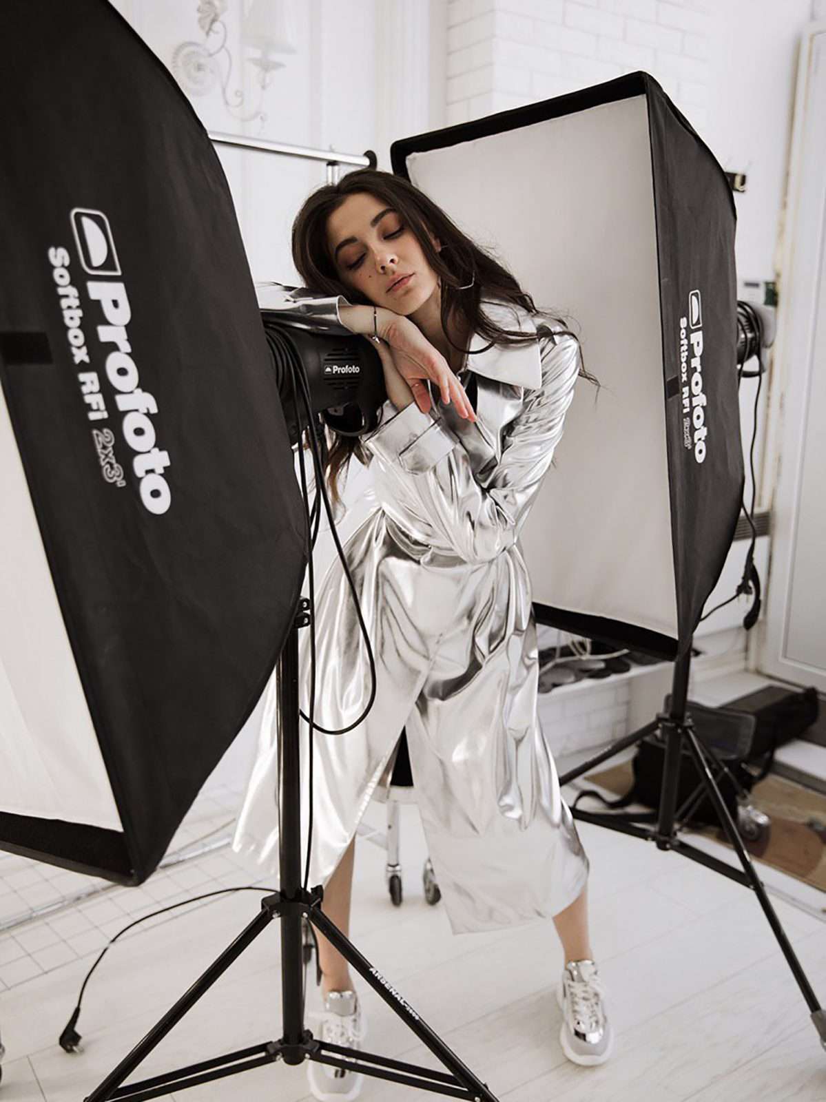 Star Silver Elegance Trench Coat-1