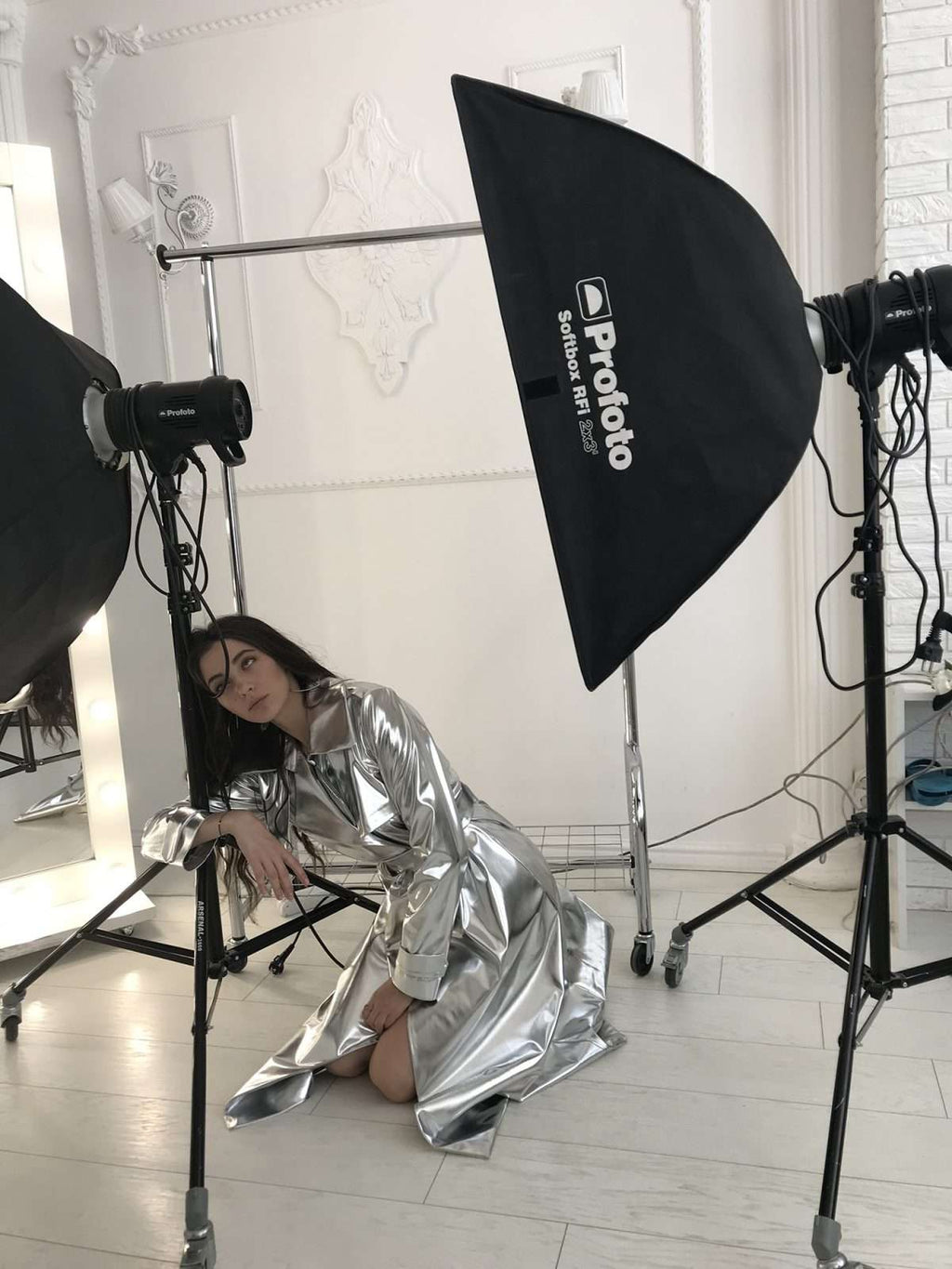 Star Silver Elegance Trench Coat-3