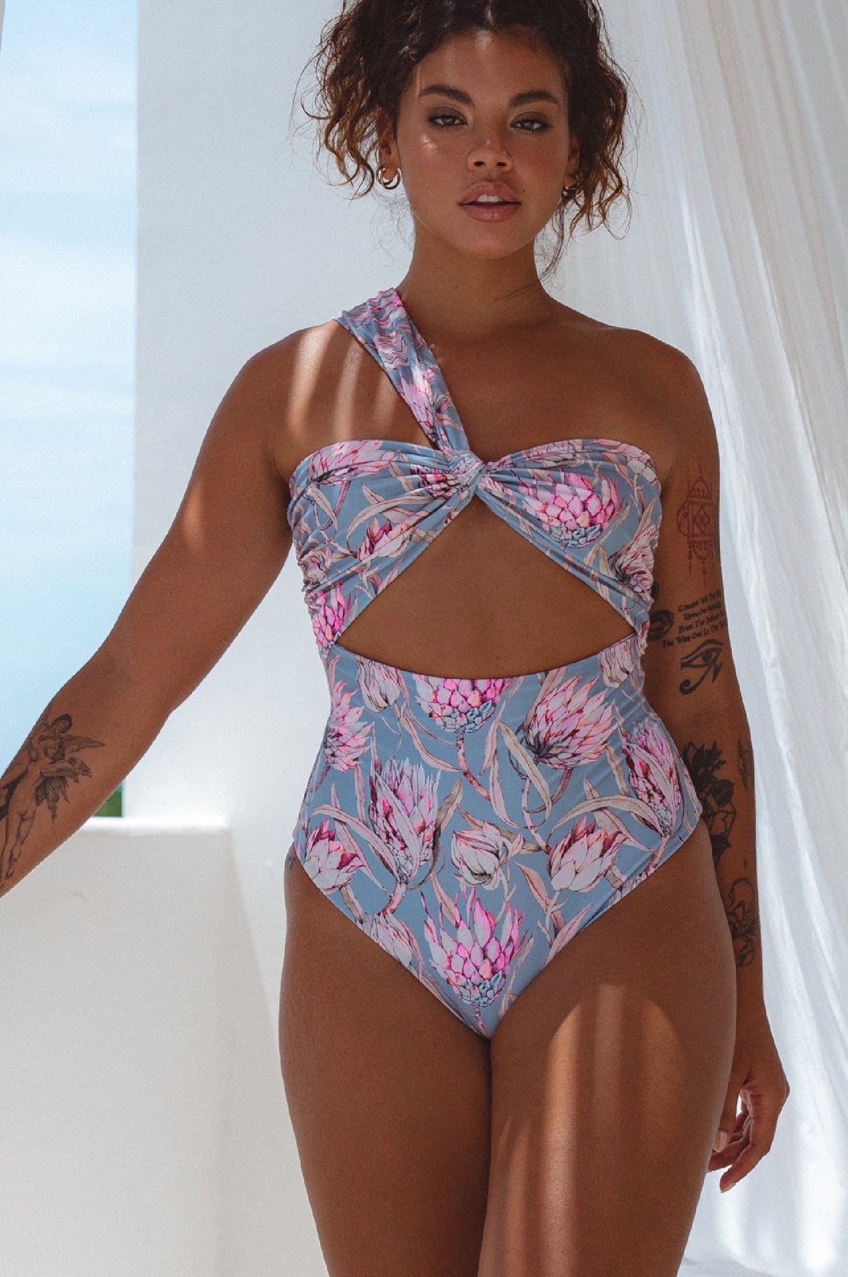 Ibiza One Piece Ruched Swimsuit-7