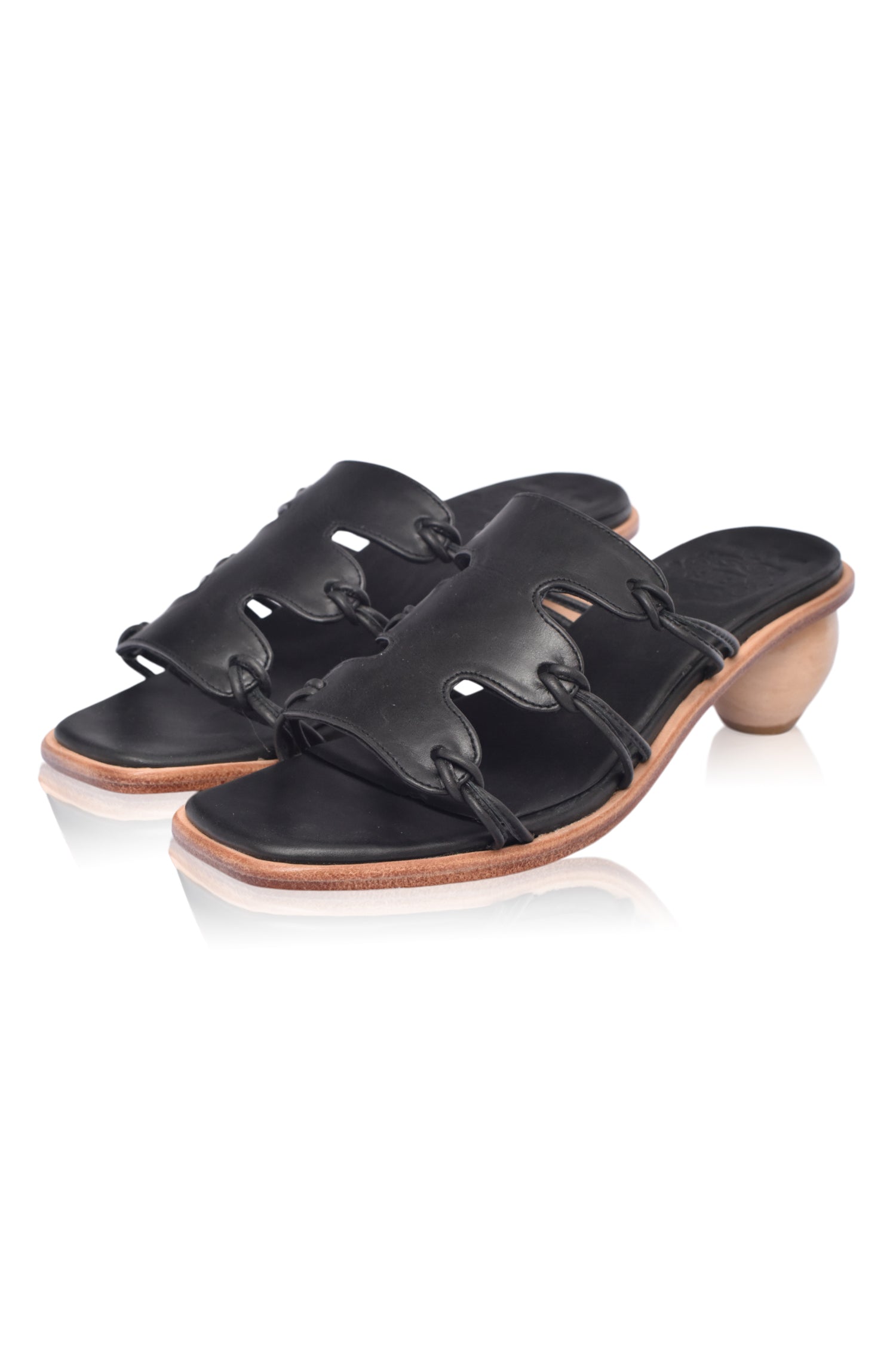 Ibiza Round Heel Mules-2