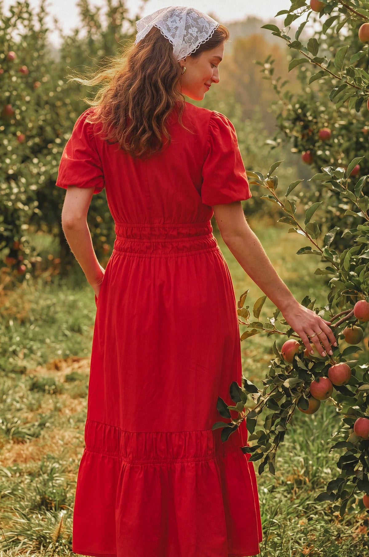 Ida Linen Midi Dress-4
