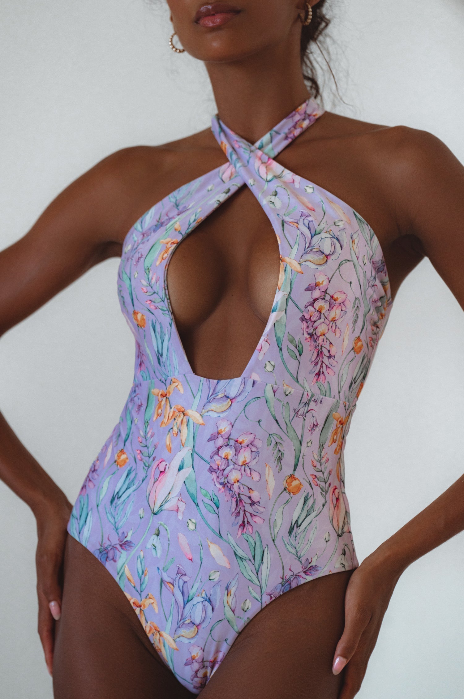 Iliana Cross-Over One Piece Swimsuit-7
