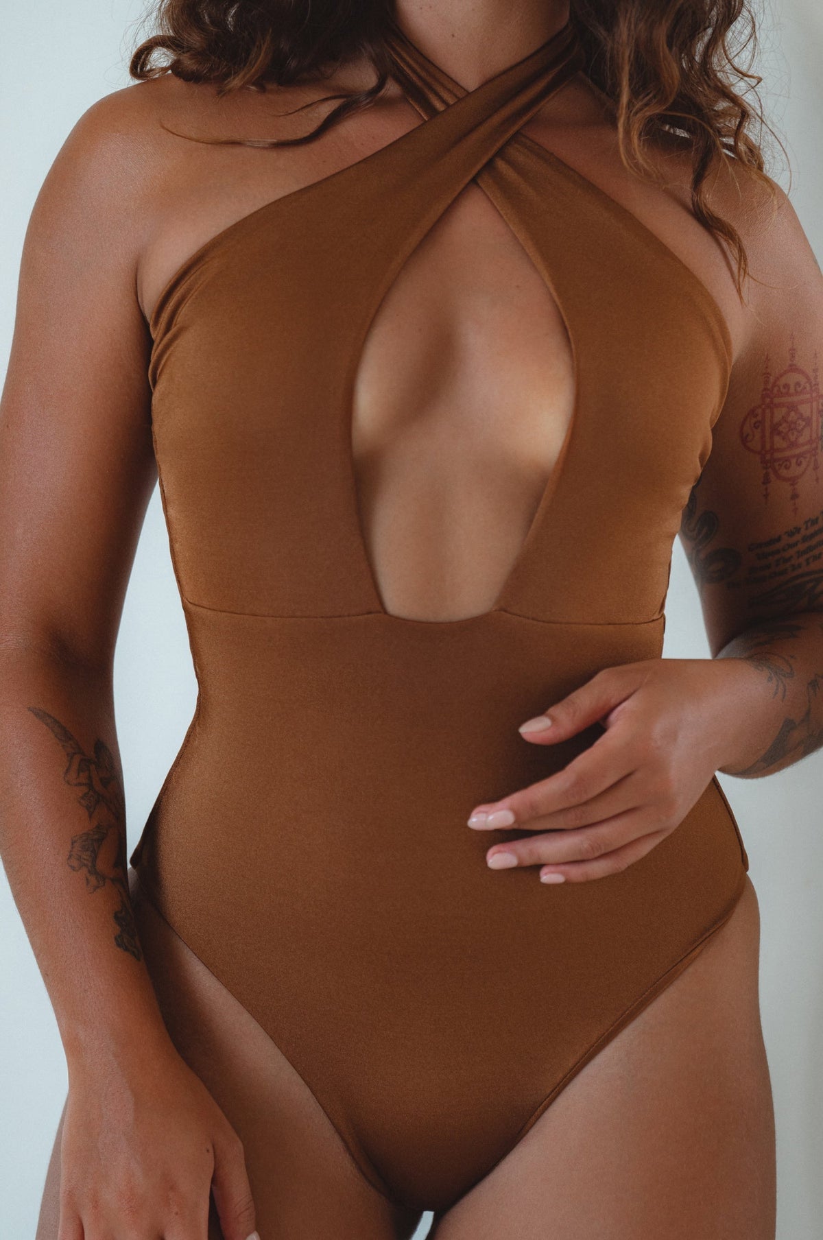 Iliana Cross-Over One Piece Swimsuit-6