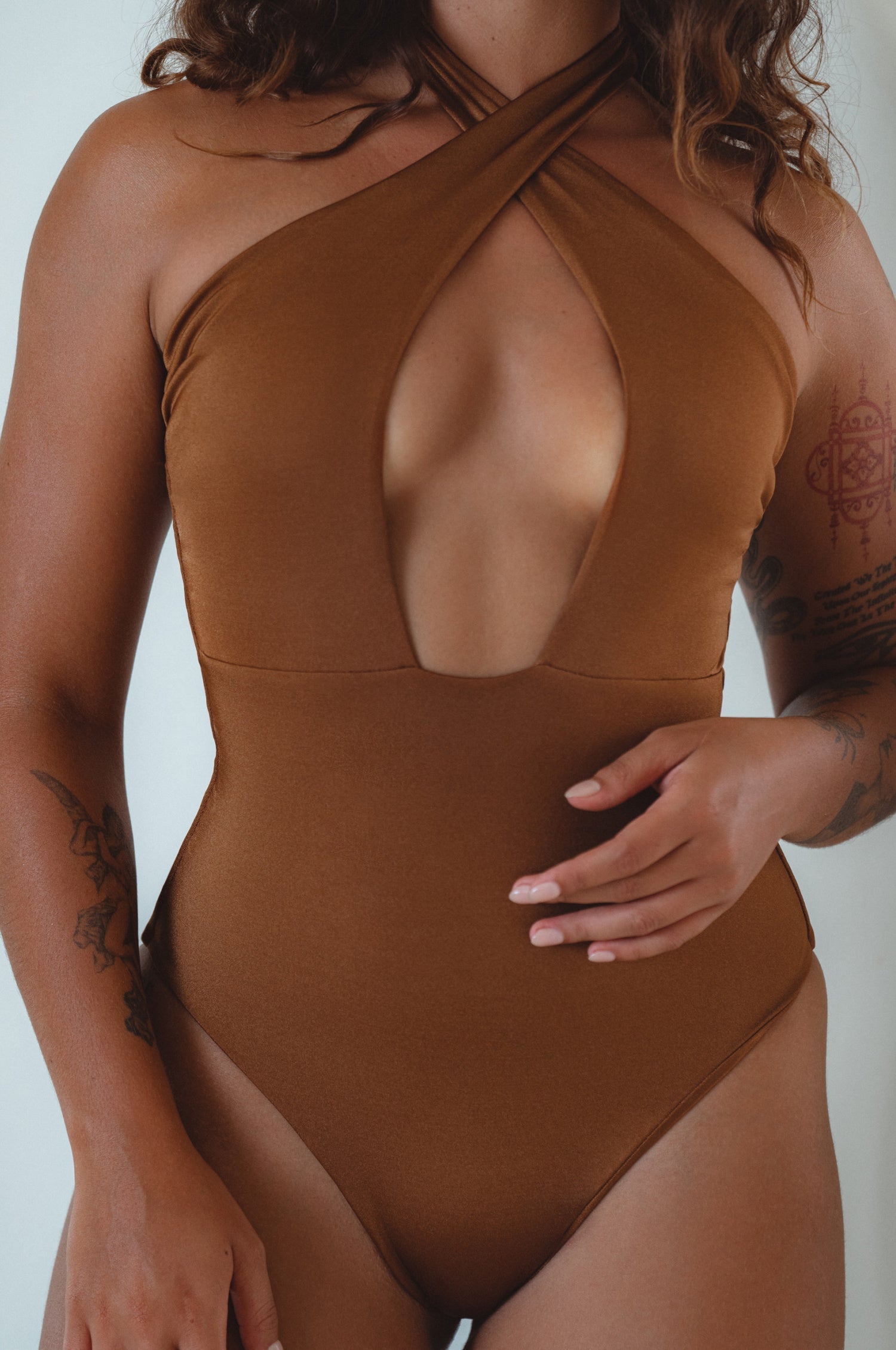 Iliana Cross-Over One Piece Swimsuit-6