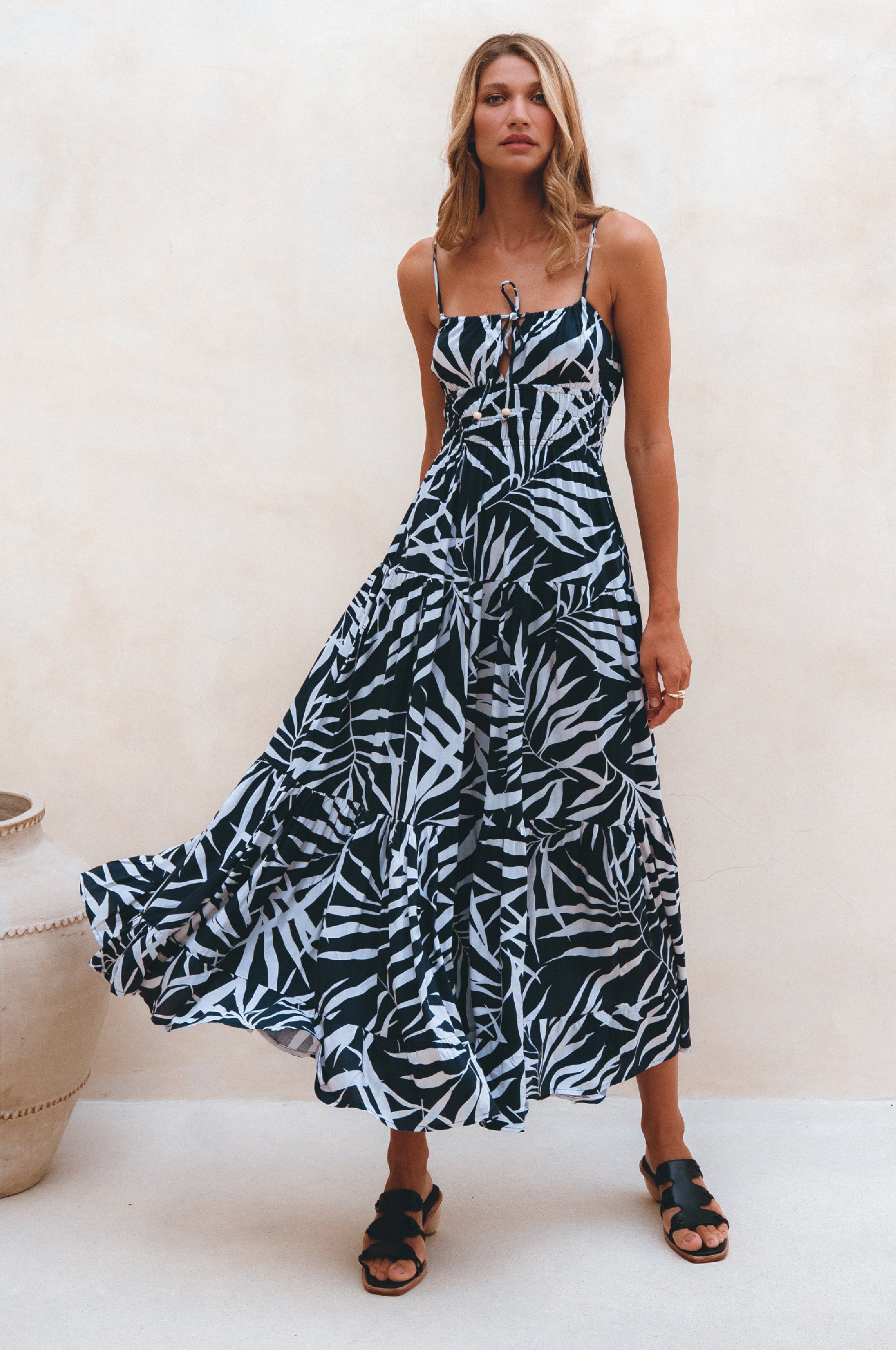 Isadora Tiered Maxi Dress (Sale)-0