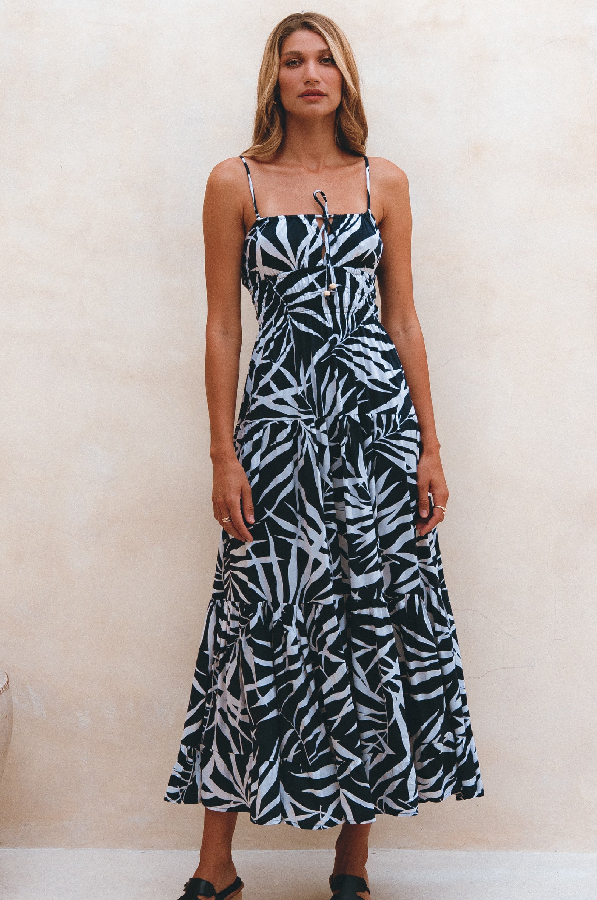 Isadora Tiered Maxi Dress (Sale)-2