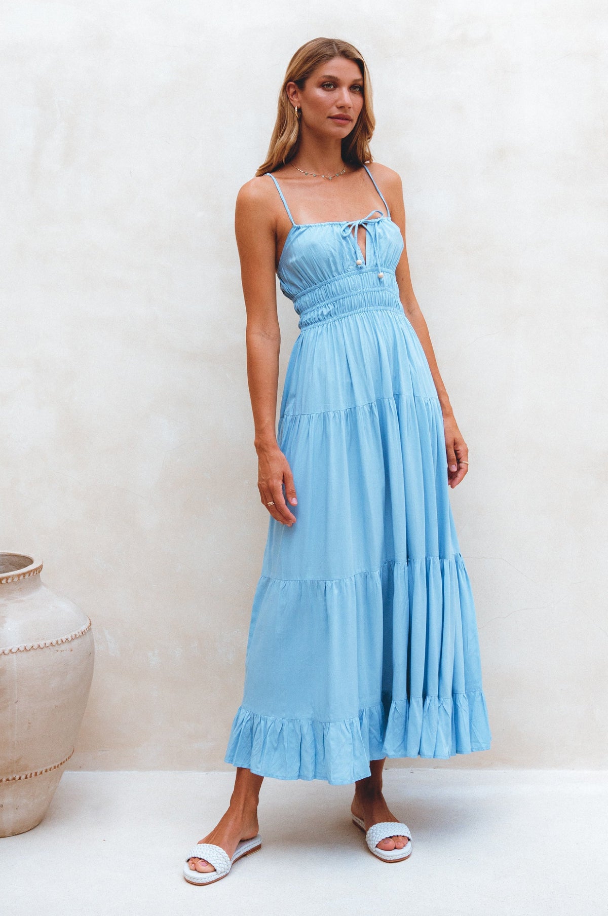 Isadora Tiered Maxi Dress (Sale)-3