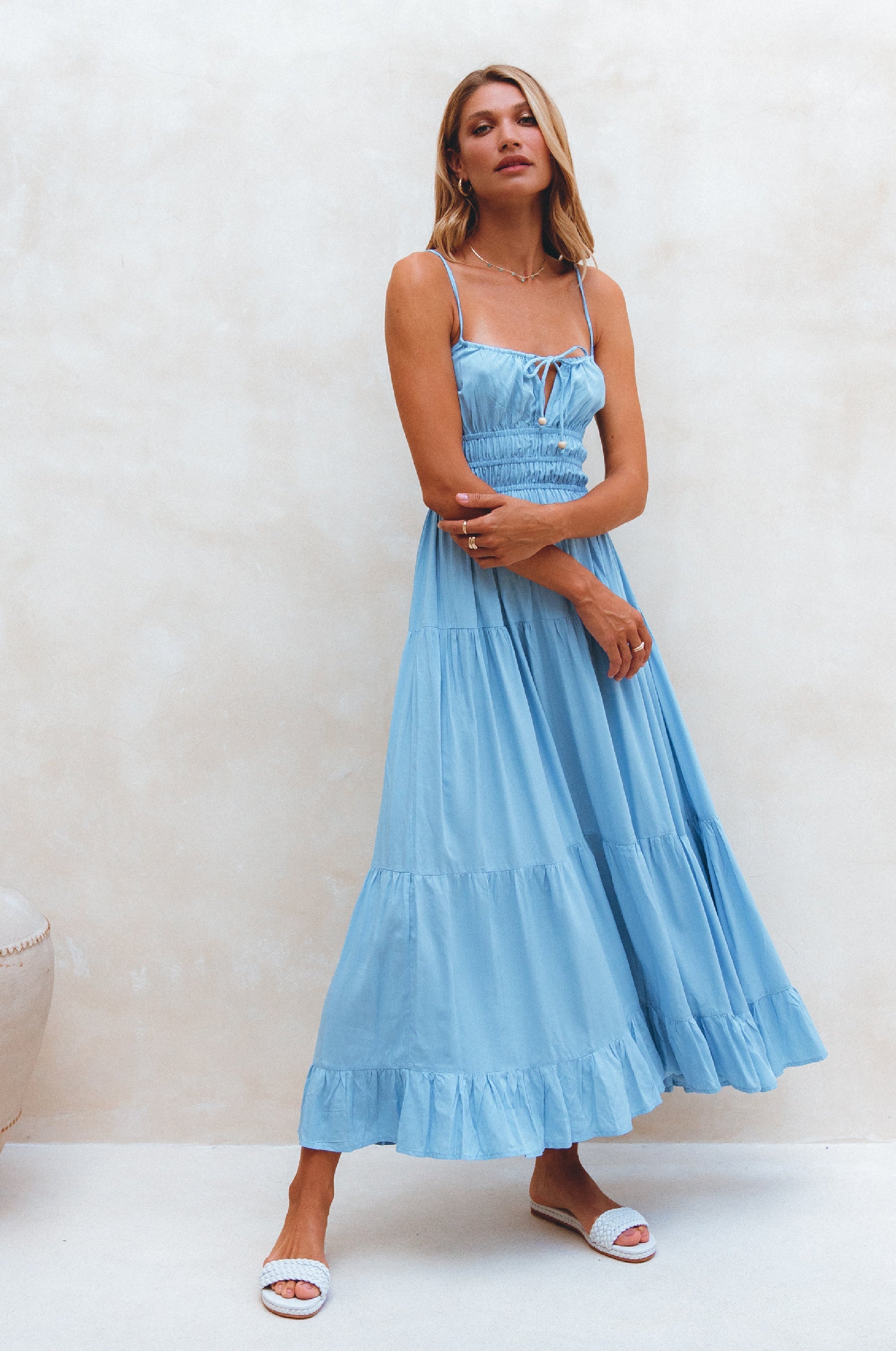 Isadora Tiered Maxi Dress (Sale)-2