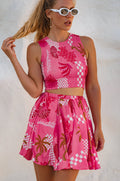 Island Days Smocked Cropped Top (Sale)-0