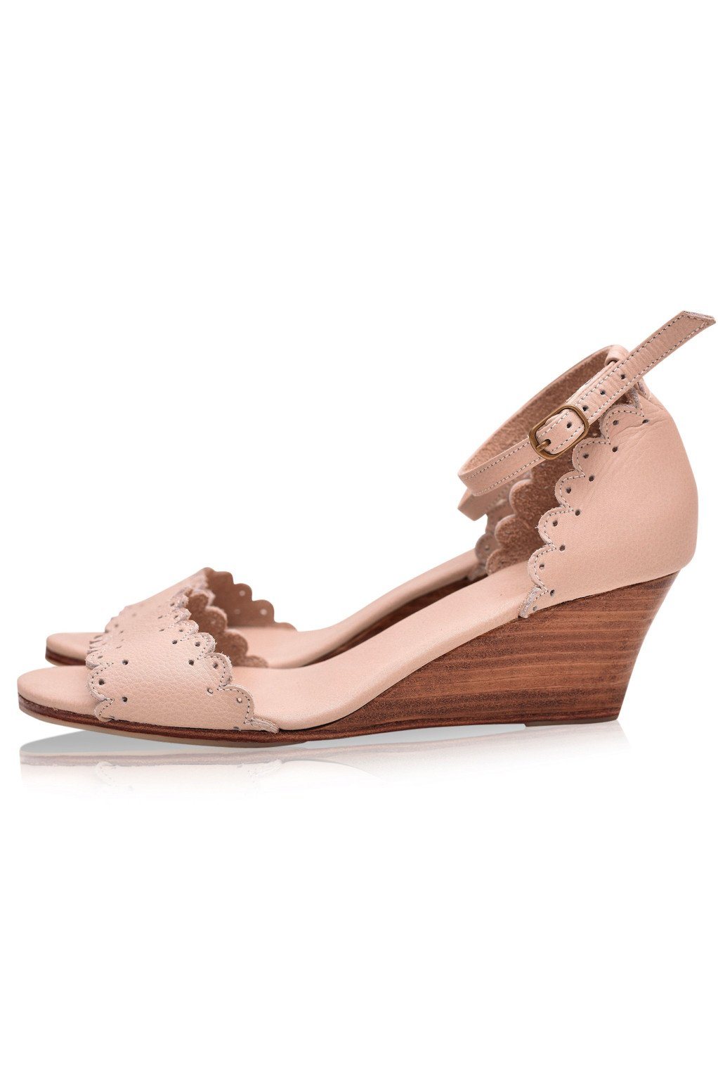 Dreamland Wooden Wedge Sandals-6