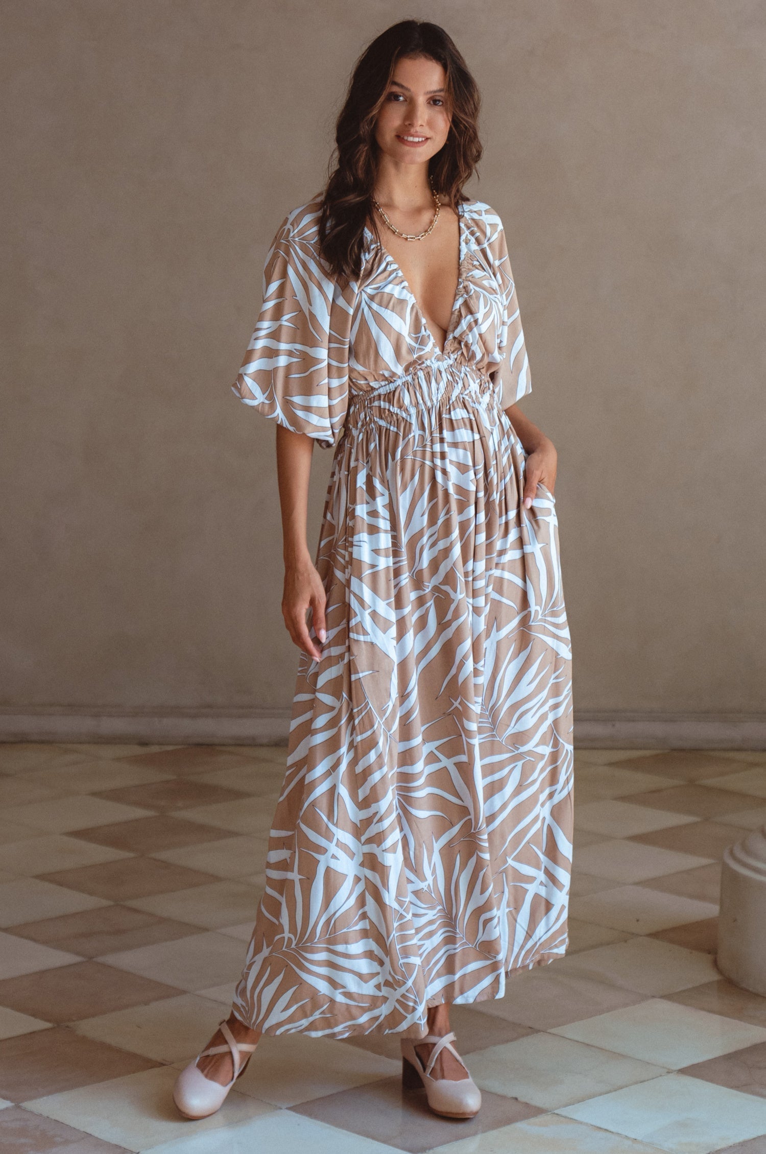 Kezas Rayon Maxi Dress-5