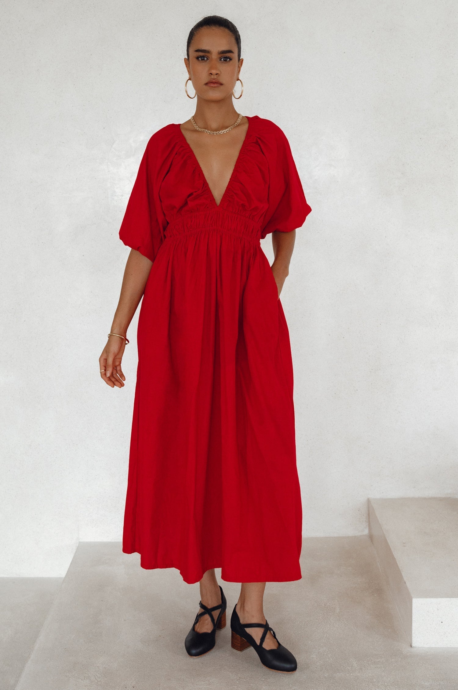 Kezas Cotton Maxi Dress-6