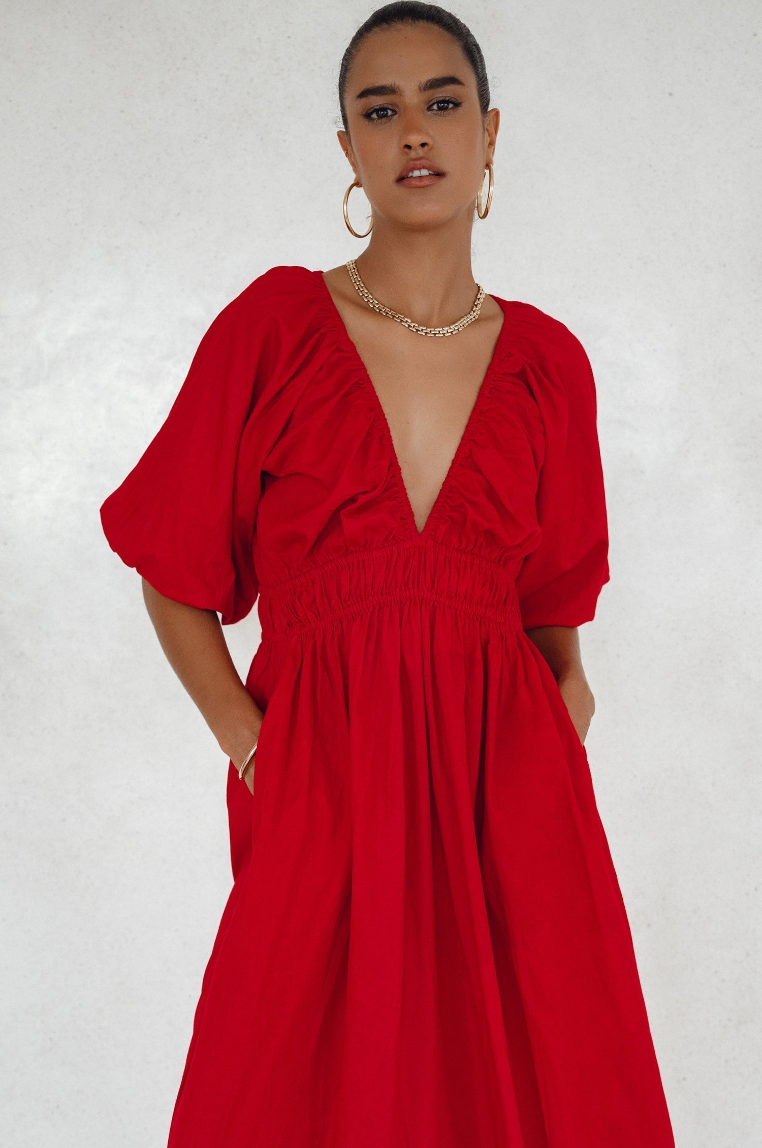 Kezas Cotton Maxi Dress-2