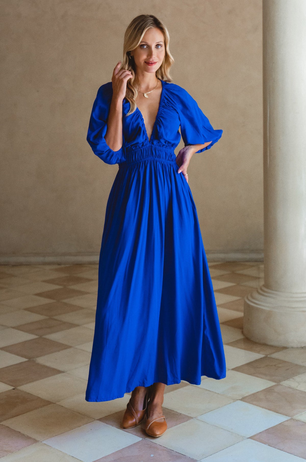 Kezas Rayon Maxi Dress-7