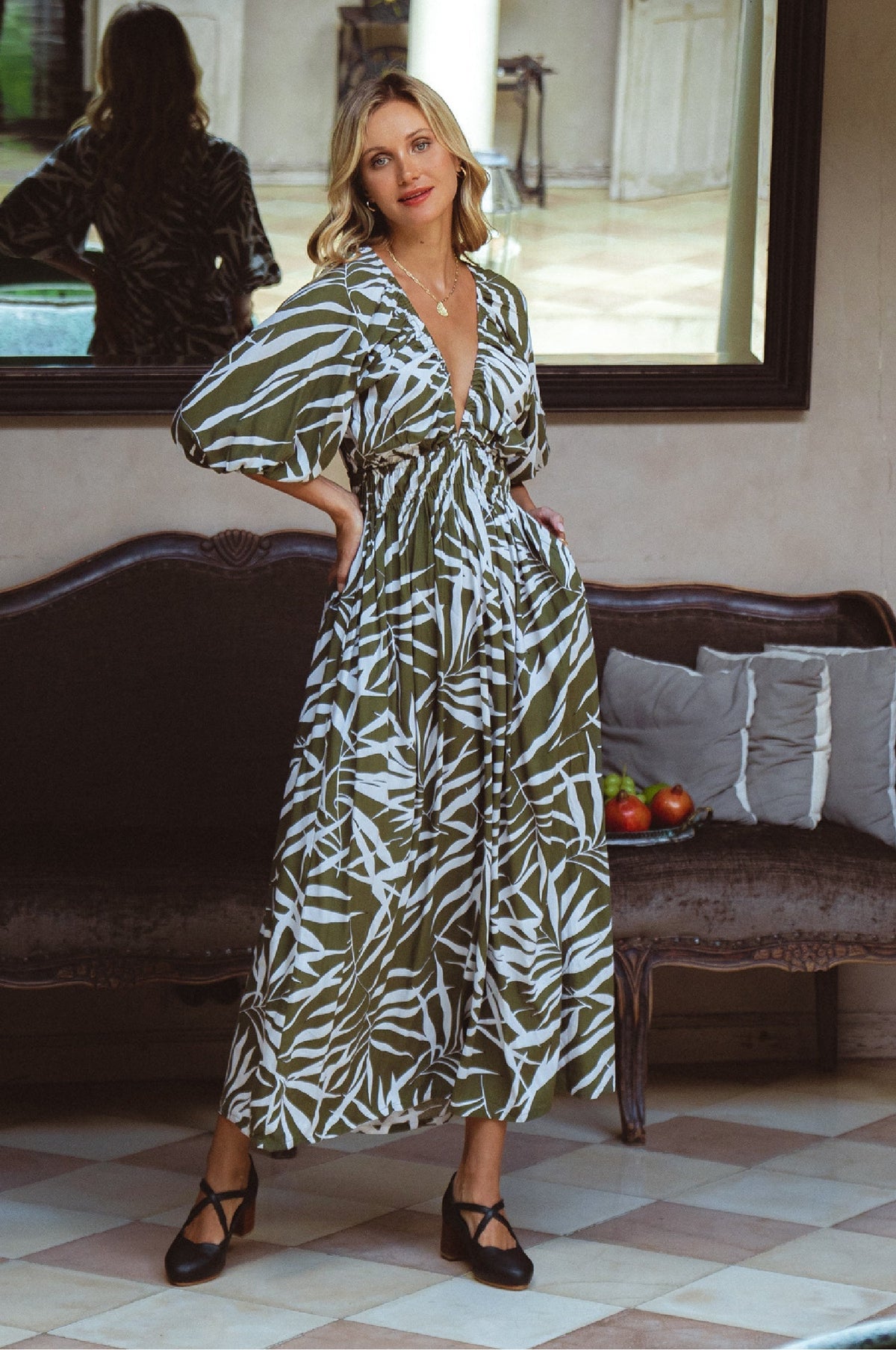 Kezas Rayon Maxi Dress-0