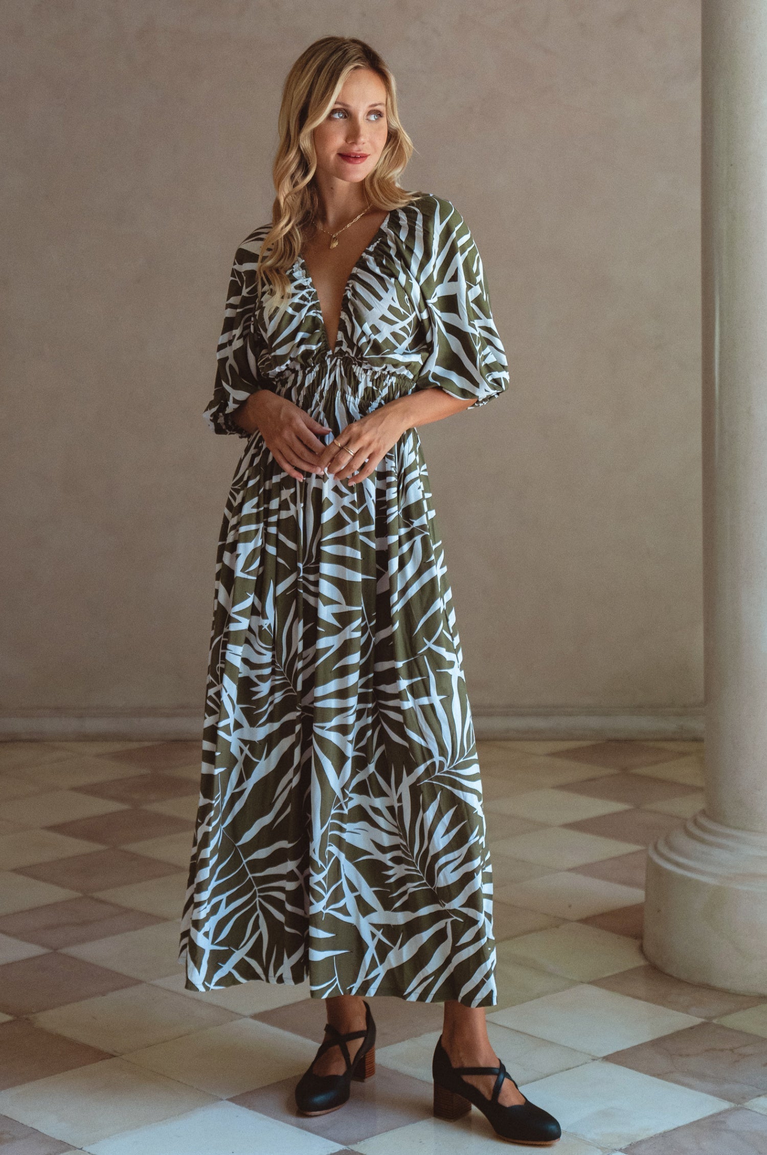 Kezas Rayon Maxi Dress-7