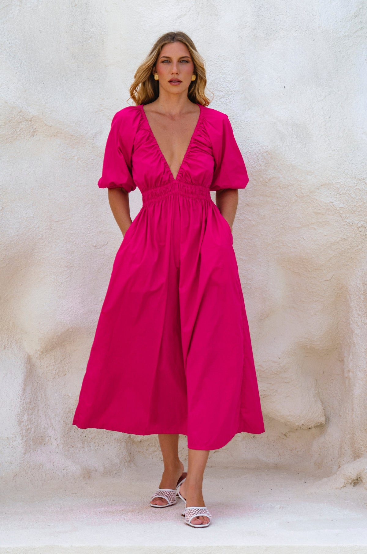 Kezas Cotton Maxi Dress-0