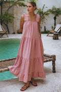 La Palma Linen Maxi Dress-0
