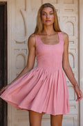 Lalita Linen Mini Dress-0