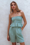 Laura Smocked Linen Top (Sale)-0