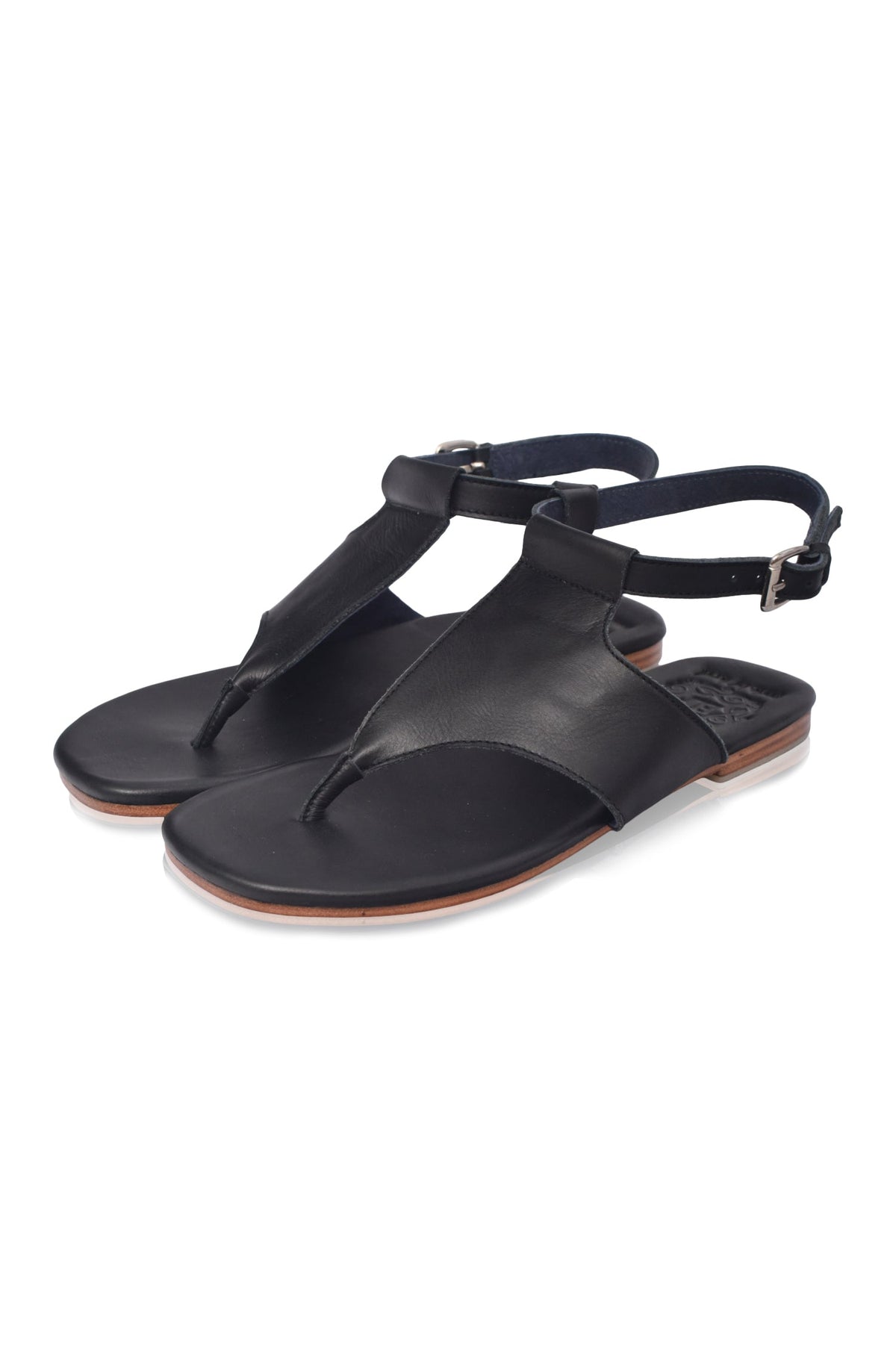 Lost in Jungle T-Strap Leather Sandals-4