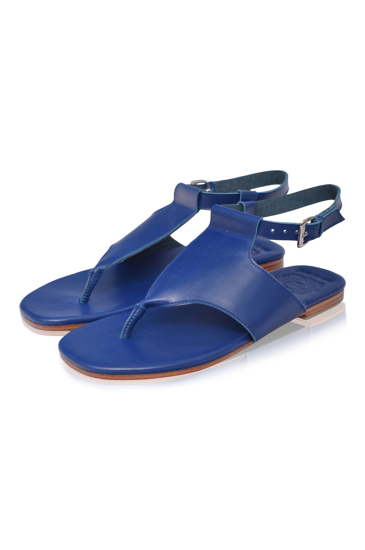 Lost in Jungle T-Strap Leather Sandals-4